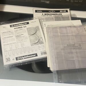 Leuchtturm NUMIS and KABE Coin Sheet Collection